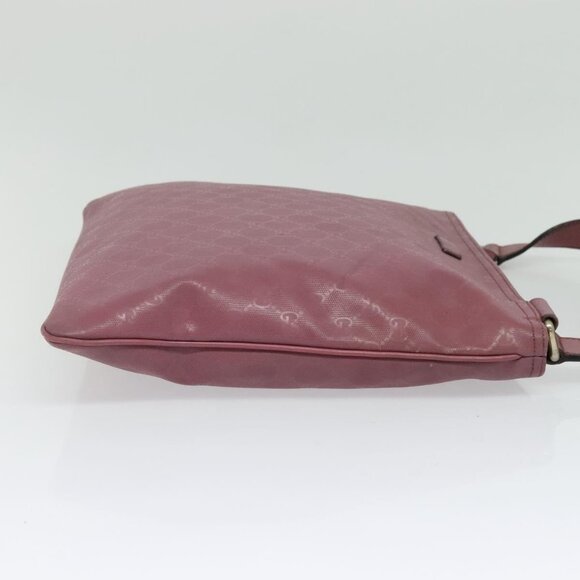 GUCCI GG Implementation Shoulder Bag PVC Pink Gold - Picture 10 of 15
